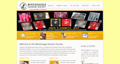Desktop Screenshot of mississaugahumanesociety.com
